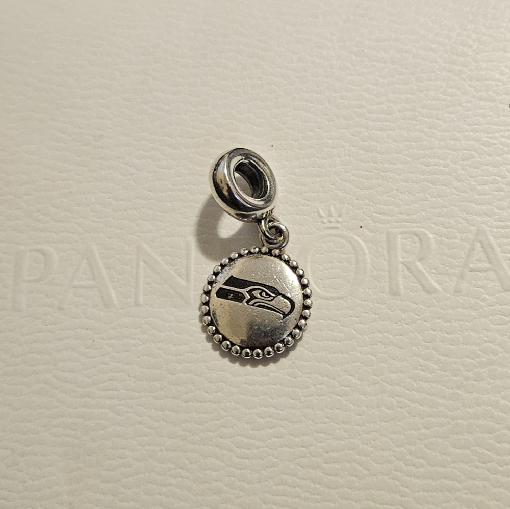 Pandora Seattle Seahawks NFL Dangle Charm